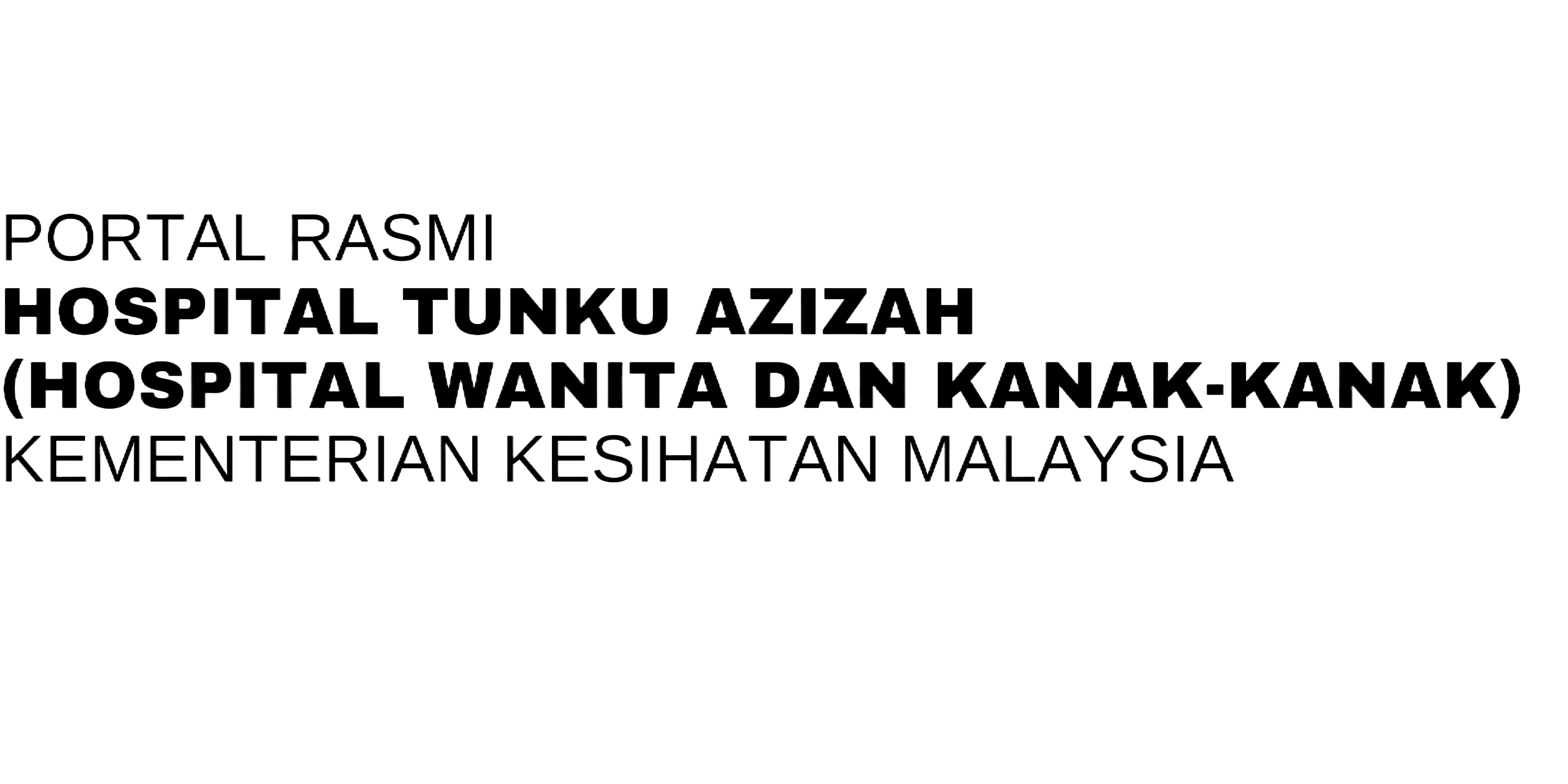 Laman Web Rasmi Hospital Tunku Azizah (HTA)